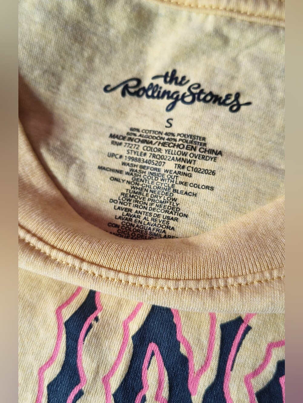 *NWT* Rolling Stones 1994 Voodoo Lounge sleeveless T-shirt.... - Picture 5 of 6